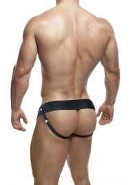 Черный мужской страпон DR. SKIN 6INCH HOLLOW STRAP ON - 16 см. - Blush Novelties - купить с доставкой в Копейске