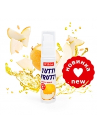 Гель-смазка Tutti-frutti со вкусом сочной дыни - 30 гр. - Биоритм - купить с доставкой в Копейске