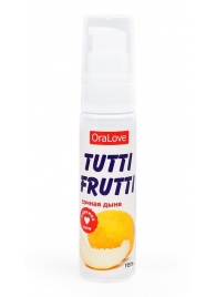 Гель-смазка Tutti-frutti со вкусом сочной дыни - 30 гр. - Биоритм - купить с доставкой в Копейске