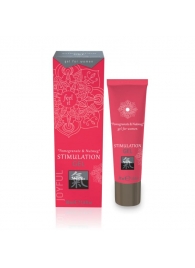 Возбуждающий интимный гель для двоих STIMULATION GEL Pomegranate   Nutmeg - 30 мл. - Shiatsu - купить с доставкой в Копейске