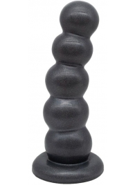 Черная насадка-плаг на харнесс PLATINUM 7 - 19,5 см. - LOVETOY (А-Полимер) - купить с доставкой в Копейске