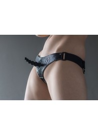 Черные трусики Better с анальной насадкой - 8 см. - Lola Games - купить с доставкой в Копейске