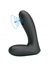 Черный стимулятор простаты Archenemy с пульсацией - 12,1 см. - Baile - в Копейске купить с доставкой