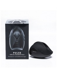 Черный инновационный мужской вибратор PULSE SOLO ESSENTIAL - Hot Octopuss - в Копейске купить с доставкой