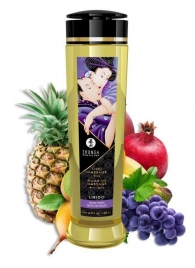 Массажное масло Libido Exotic Fruits с ароматом экзотических фруктов - 240 мл. - Shunga - купить с доставкой в Копейске