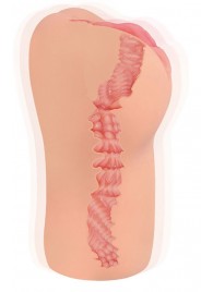 Телесный мастурбатор-вагина с рельефом BELLANA - KOKOS - в Копейске купить с доставкой