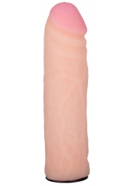 Пояс-трусики с насадкой Glamour Silver - 15,5 см. - LOVETOY (А-Полимер) - купить с доставкой в Копейске