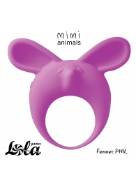 Фиолетовое эрекционное кольцо Fennec Phil - Lola Games - в Копейске купить с доставкой