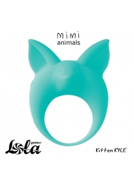 Зеленое эрекционное кольцо Kitten Kyle - Lola Games - в Копейске купить с доставкой