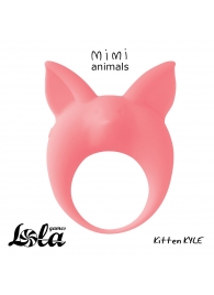 Оранжевое эрекционное кольцо Kitten Kyle - Lola Games - в Копейске купить с доставкой