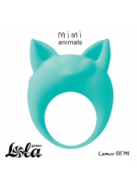 Зеленое эрекционное кольцо Lemur Remi - Lola Games - в Копейске купить с доставкой