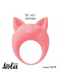Оранжевое эрекционное кольцо Lemur Remi - Lola Games - в Копейске купить с доставкой