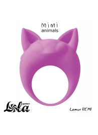 Фиолетовое эрекционное кольцо Lemur Remi - Lola Games - в Копейске купить с доставкой
