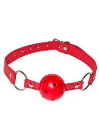 Красный кляп-шарик Firecracker - Lola Games - купить с доставкой в Копейске