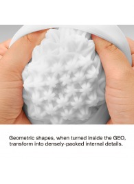 Белый мастурбатор Tenga Geo Coral - Tenga - в Копейске купить с доставкой