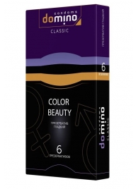 Разноцветные презервативы DOMINO Colour Beauty - 6 шт. - Domino - купить с доставкой в Копейске
