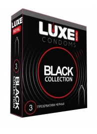 Черные презервативы LUXE Royal Black Collection - 3 шт. - Luxe - купить с доставкой в Копейске