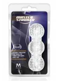 Прозрачный фигурный мастурбатор Master Stroker - Blush Novelties - в Копейске купить с доставкой