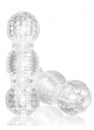 Прозрачный фигурный мастурбатор Master Stroker - Blush Novelties - в Копейске купить с доставкой