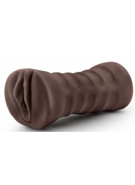 Коричневый мастурбатор-вагина Hot Chocolate Brianna - Blush Novelties - в Копейске купить с доставкой