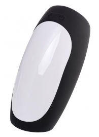 Черно-белый перезаряжаемый мастурбатор Erotist Hailstorm - Erotist Adult Toys - в Копейске купить с доставкой