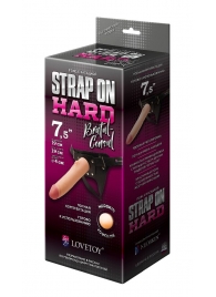 Пояс-трусики с насадкой Hard brutal-consul - 19 см. - LOVETOY (А-Полимер) - купить с доставкой в Копейске