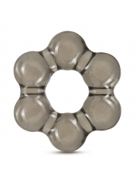 Дымчатое эрекционное кольцо Stay Hard Thick Bead Cock Ring - Blush Novelties - в Копейске купить с доставкой