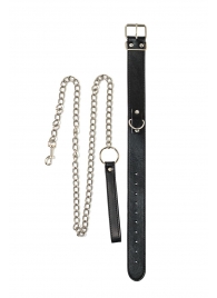 Черный ошейник с поводком Wild - Lola Games - купить с доставкой в Копейске