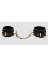 Черные оковы на ноги Bound to You Faux Leather Ankle Cuffs - Fifty Shades of Grey - купить с доставкой в Копейске