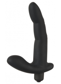 Черный вибромассажер простаты Naughty Finger Prostate Vibe - 13,8 см. - Orion - в Копейске купить с доставкой