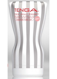 Мастурбатор TENGA Squeeze Tube Cup Soft - Tenga - в Копейске купить с доставкой