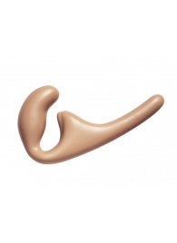 Бежевый безремневой страпон Seduction - 20,5 см. - Lola Games - купить с доставкой в Копейске