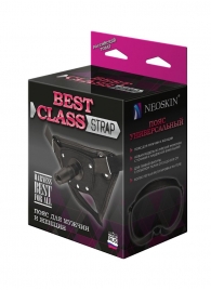 Черный пояс для насадок BEST CLASS STRAP - LOVETOY (А-Полимер) - купить с доставкой в Копейске