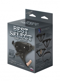 Пояс HARNESS BEST SELECT с вагинальной пробкой - LOVETOY (А-Полимер) - купить с доставкой в Копейске