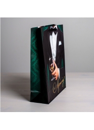 Бумажный пакет «Лучшему!» - 23 х 27 см. - Сима-Ленд - купить с доставкой в Копейске