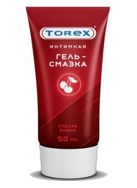 Смазка на водной основе TOREX  Спелая вишня  - 50 мл. - Torex - купить с доставкой в Копейске