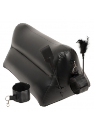 Надувная любовная подушка Portable Triangle Cushion с аксессуарами - Orion - купить с доставкой в Копейске