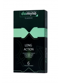 Презервативы с пролонгирующим эффектом DOMINO Classic Long action - 6 шт. - Domino - купить с доставкой в Копейске