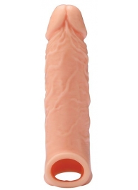 Телесная насадка EXTENDER WITH BALL STRAP 6.5 - 17 см. - Dream Toys - в Копейске купить с доставкой