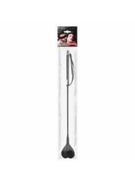 Черный стек с наконечником-сердечком - 54 см. - Notabu - купить с доставкой в Копейске