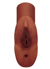 Коричневый мастурбатор Perfect Pussy Double Stroker - Pipedream - в Копейске купить с доставкой