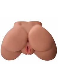 Кофейный мастурбатор-полуторс Perfect Ass Masturbator - Pipedream - в Копейске купить с доставкой