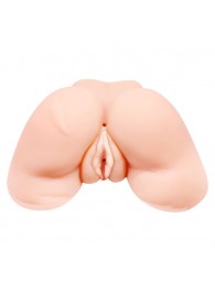 Телесная вибровагина Julie с 2 рабочими отверстиями - Baile - в Копейске купить с доставкой