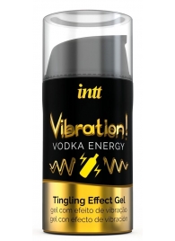 Жидкий интимный гель с эффектом вибрации Vibration! Vodka Energy - 15 мл. - INTT - купить с доставкой в Копейске