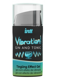 Жидкий интимный гель с эффектом вибрации Vibration! Gin   Tonic - 15 мл. - INTT - купить с доставкой в Копейске