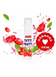 Гель-смазка Tutti-frutti со вкусом барбариса - 30 гр. - Биоритм - купить с доставкой в Копейске