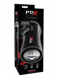 Черный автоматический мастурбатор-ротик Moto Stroker - Pipedream - в Копейске купить с доставкой