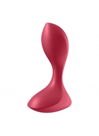Красный вибромассажёр простаты Satisfyer Backdoor Lover - 14 см. - Satisfyer - в Копейске купить с доставкой