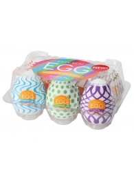 Набор из 6 мастурбаторов Tenga EGG IV с различным рельефом - Tenga - в Копейске купить с доставкой