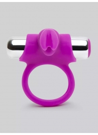 Лиловое виброкольцо с пультом ДУ Remote Control Cock Ring - Happy Rabbit - в Копейске купить с доставкой